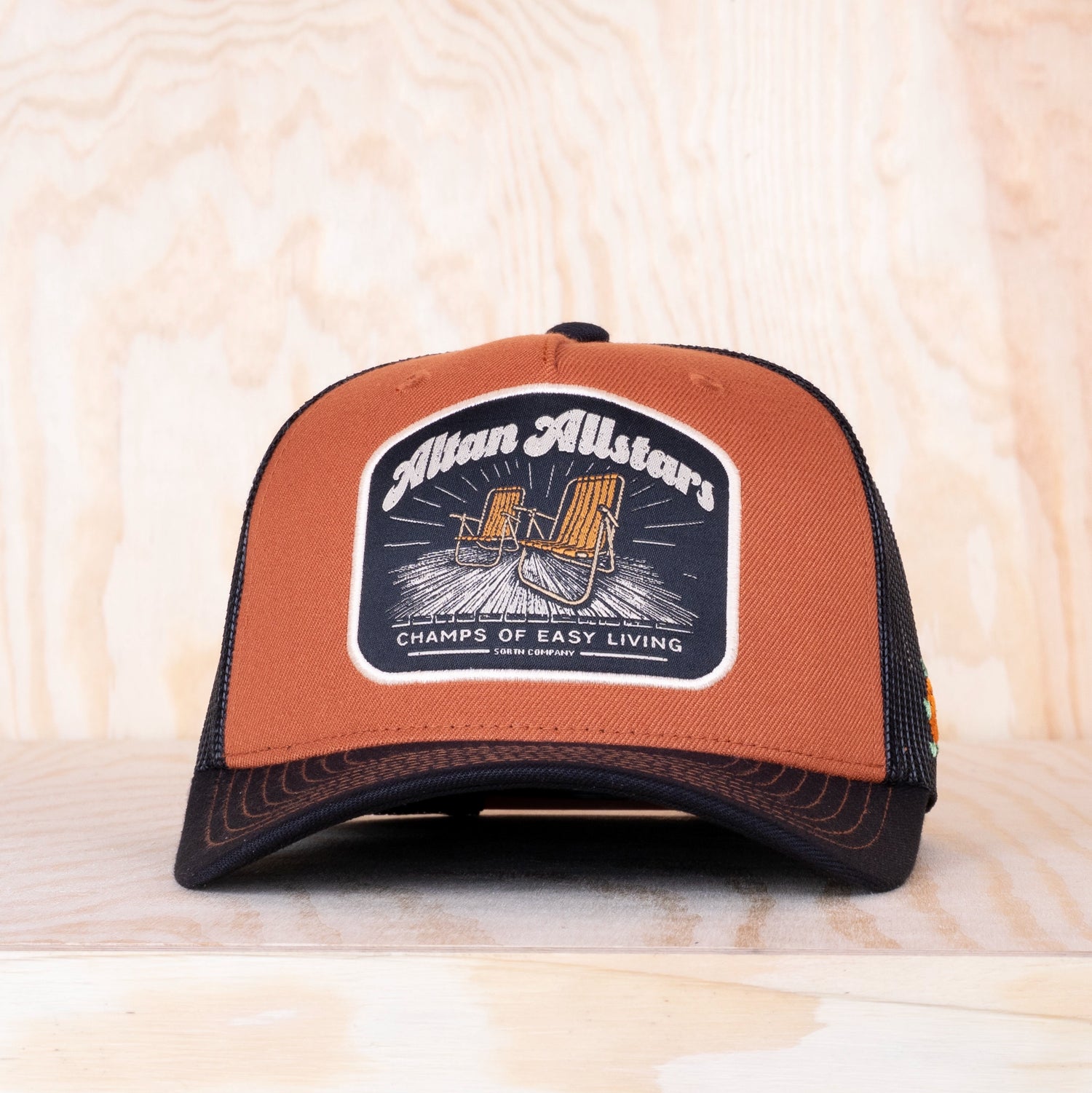 Sqrtn Altan Allstars Trucker Cap Rust