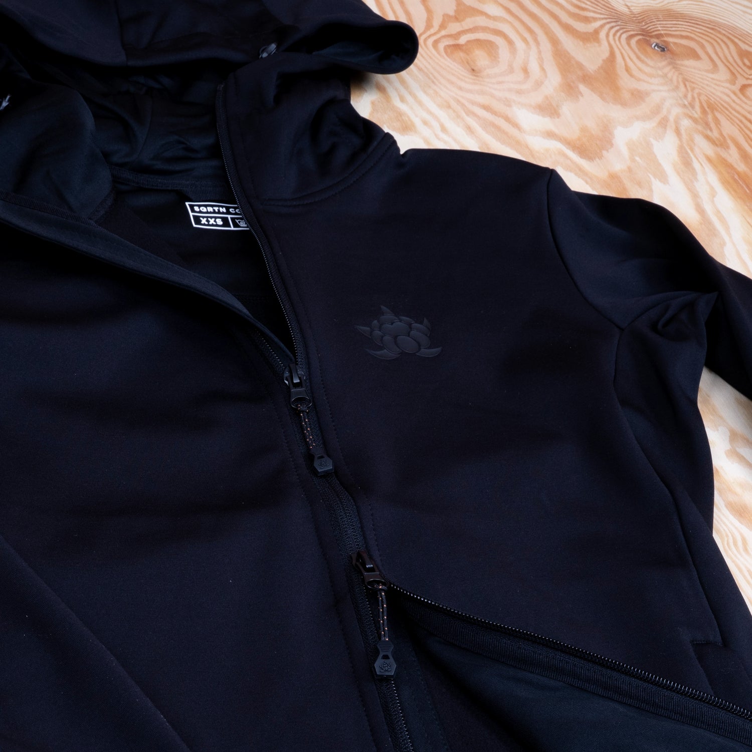 Sqrtn CB Tech Zip-Hoodie Black