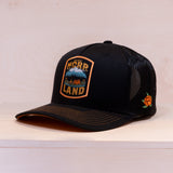 Sqrtn Campsite Trucker Cap Black