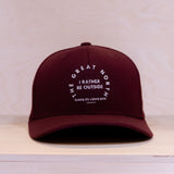 Sqrtn Circle 120 Cap Burgundy