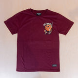 Sqrtn Cloudberry T-shirt Dark Burgundy