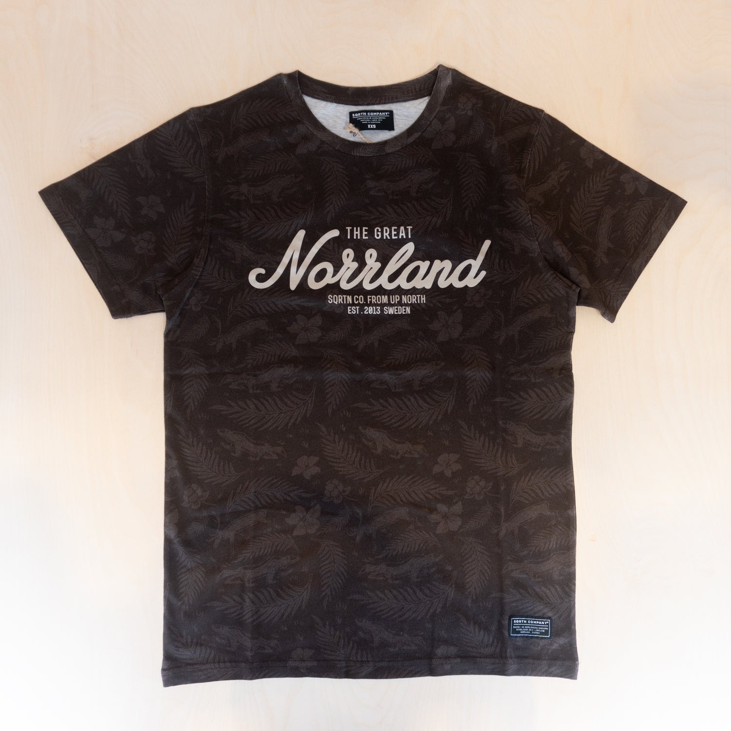 Sqrtn Great Norrland T-shirt Järven Brown
