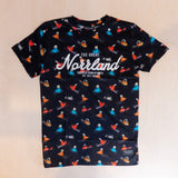 Sqrtn Great Norrland T-shirt Skoter Black