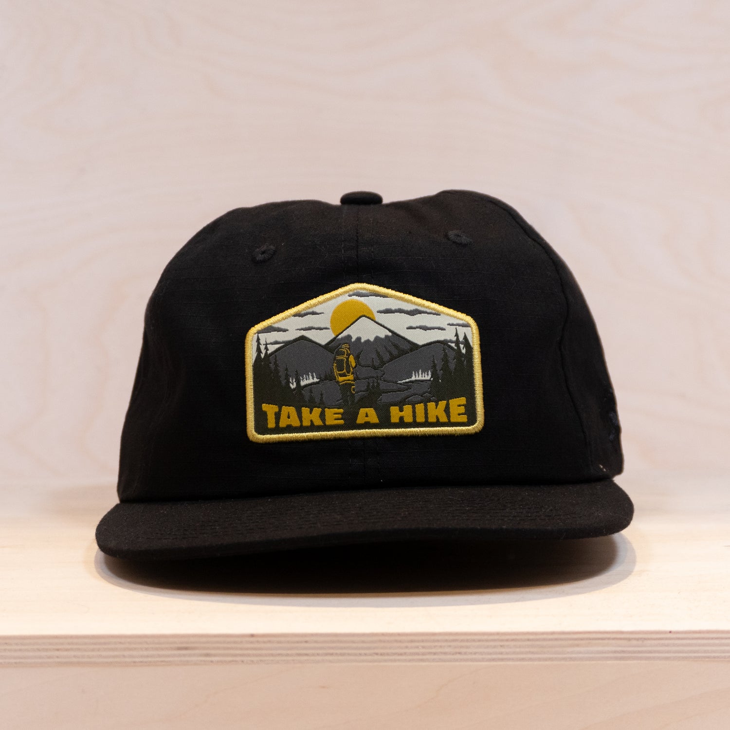Sqrtn Hike 6-Panel Cap Black