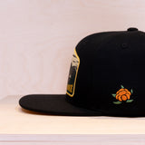 Sqrtn Hike Snapback Cap Black