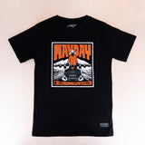 Sqrtn Mayday T-shirt Hooja Black