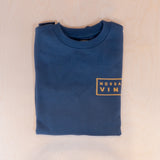 Sqrtn Nordanvind Crewneck Denim Blue