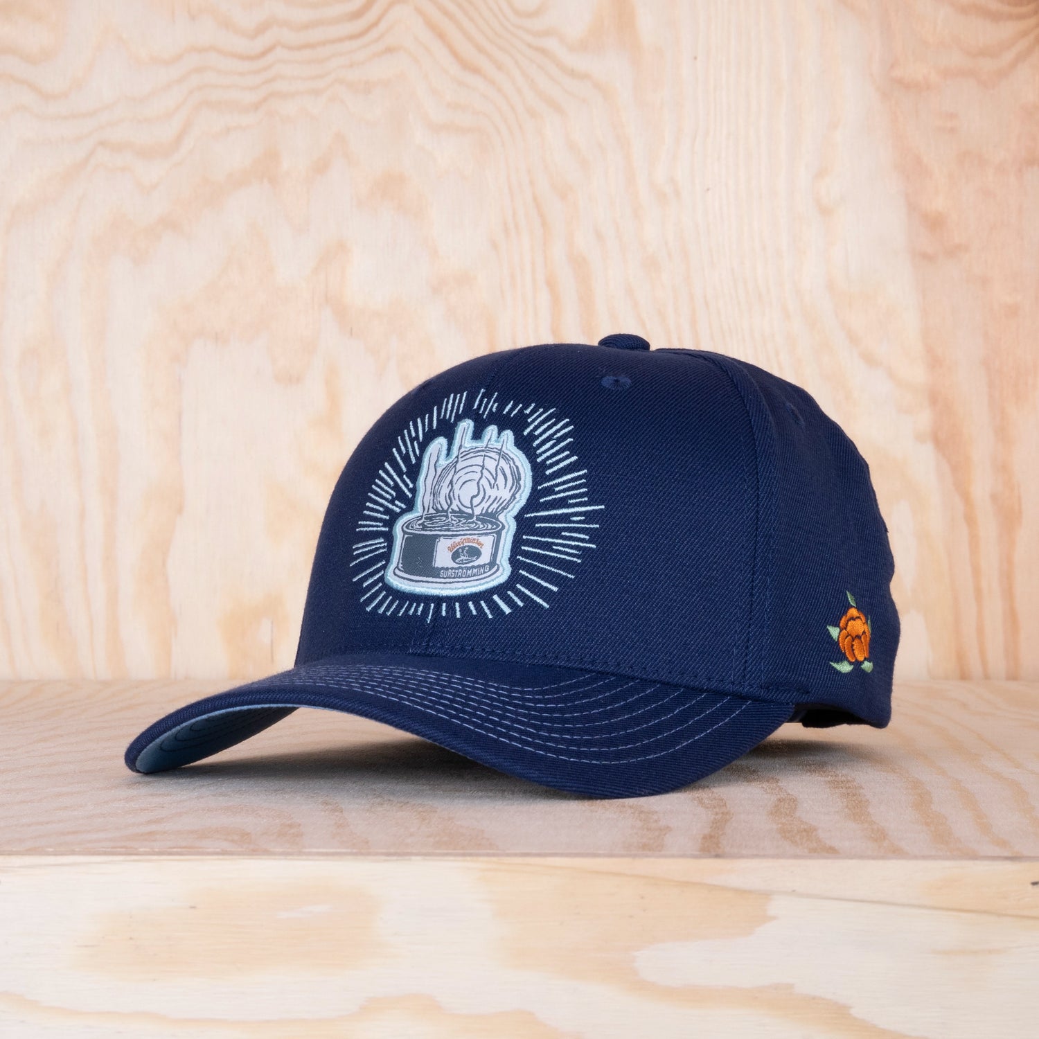 Sqrtn Öppna Burken Patch 120 Cap Ulvö Navy