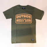 Sqrtn Right Side T-shirt Rifle Green