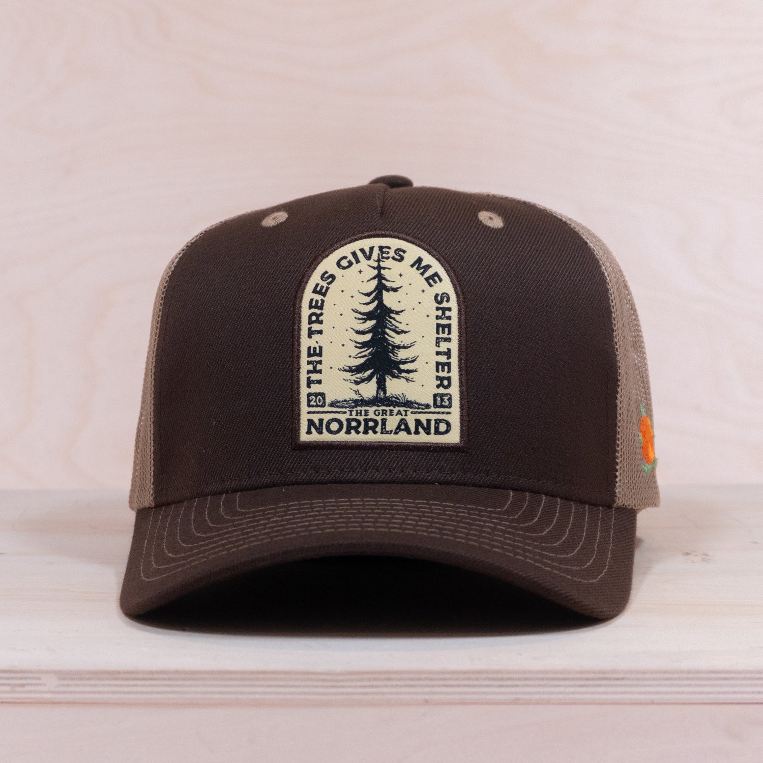 Sqrtn Shelter Trucker Cap Brown