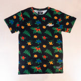 Sqrtn TGN Mini Script T-shirt Hawaii Black