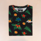 Sqrtn TGN Mini Script T-shirt Hawaii Black