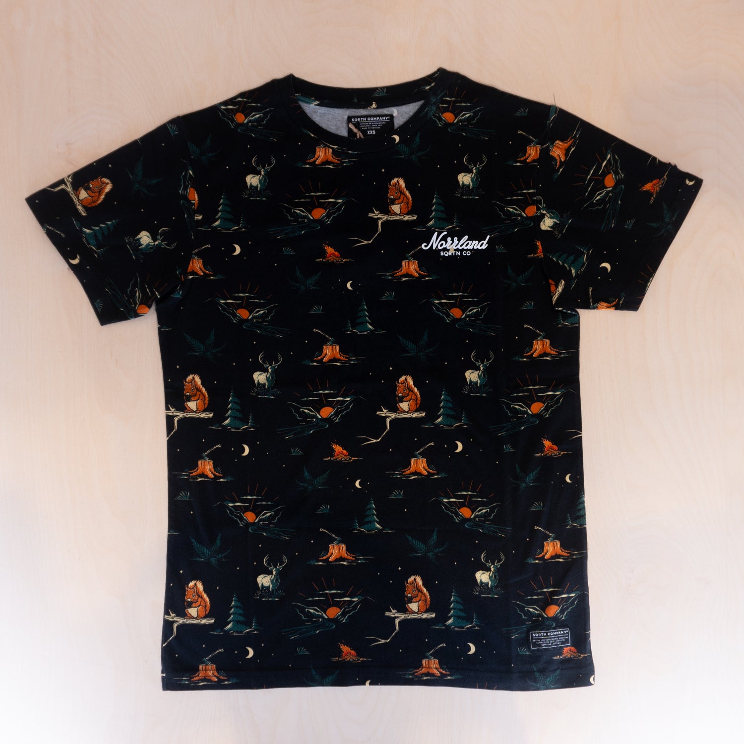 Sqrtn TGN Miniscript T-shirt Timber Black