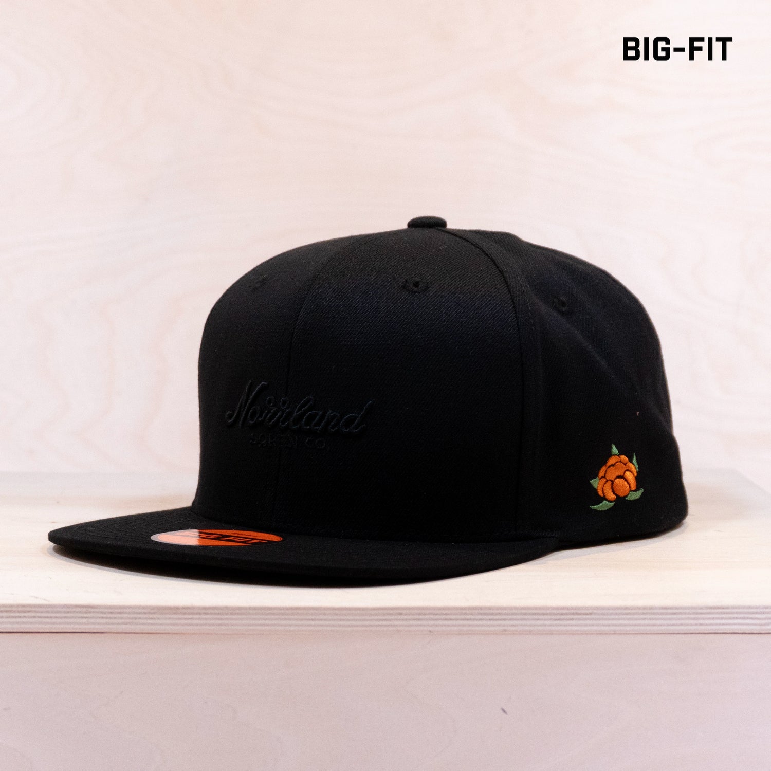 Sqrtn TGN Script Big-Fit Cap All Black