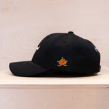 Sqrtn TGN Script Hooked Cap Black