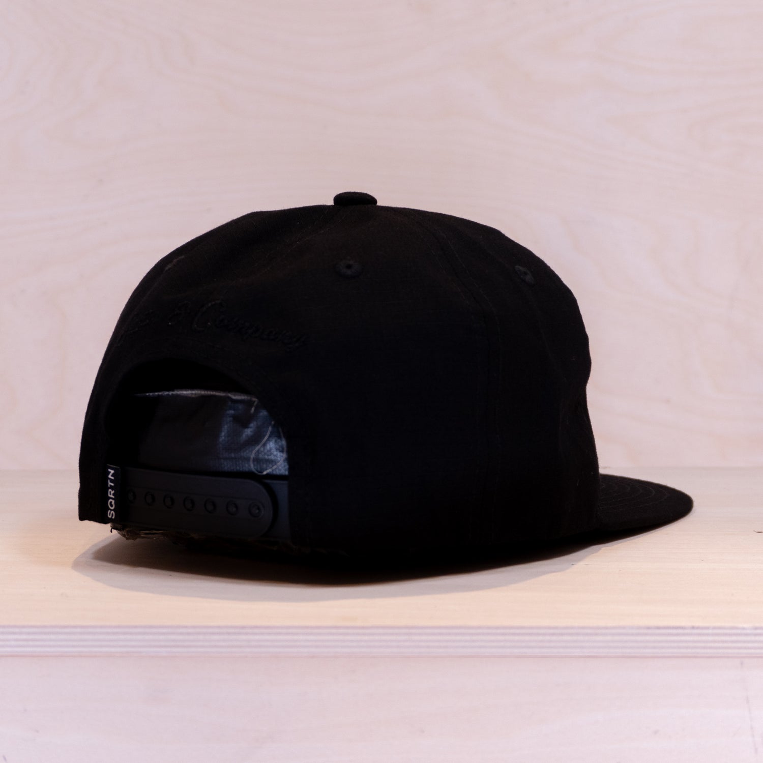Sqrtn Trout 6-panel Cap Black