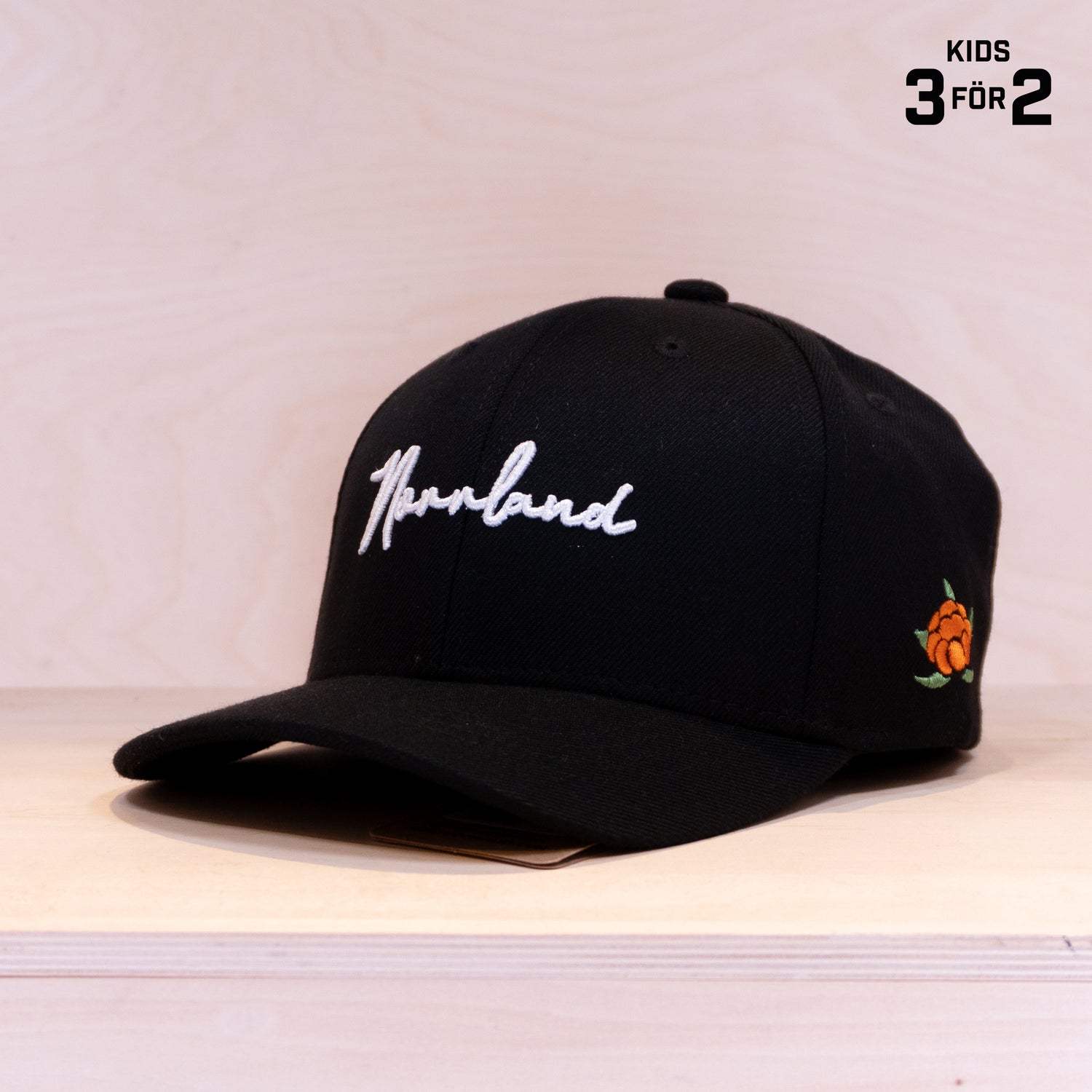 Sqrtn Life Hooked Kids Cap Black
