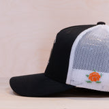 Sqrtn Patches Exclusive Hiking Trucker Cap Black