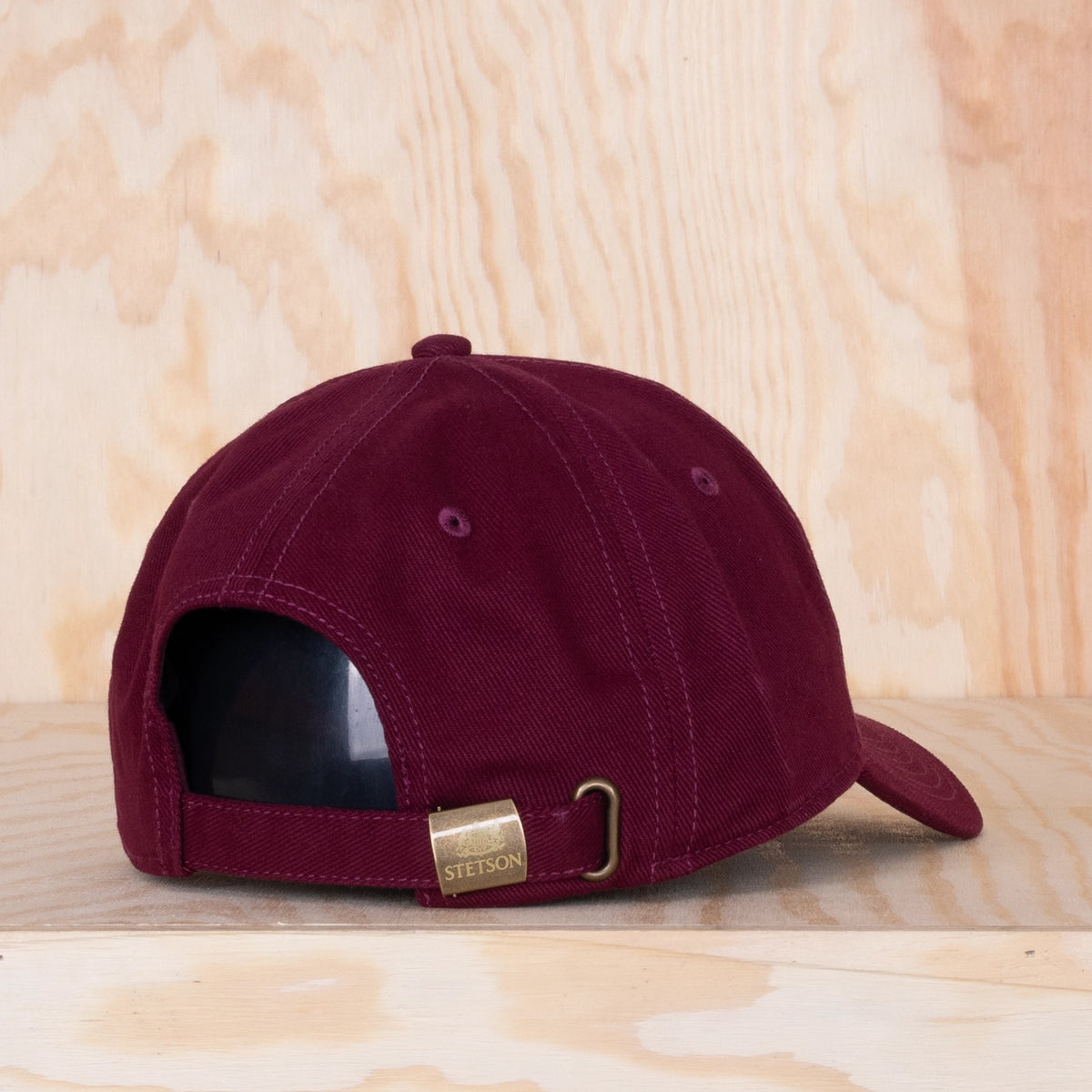 Stetson Classic Lettering Baseball Cap Red