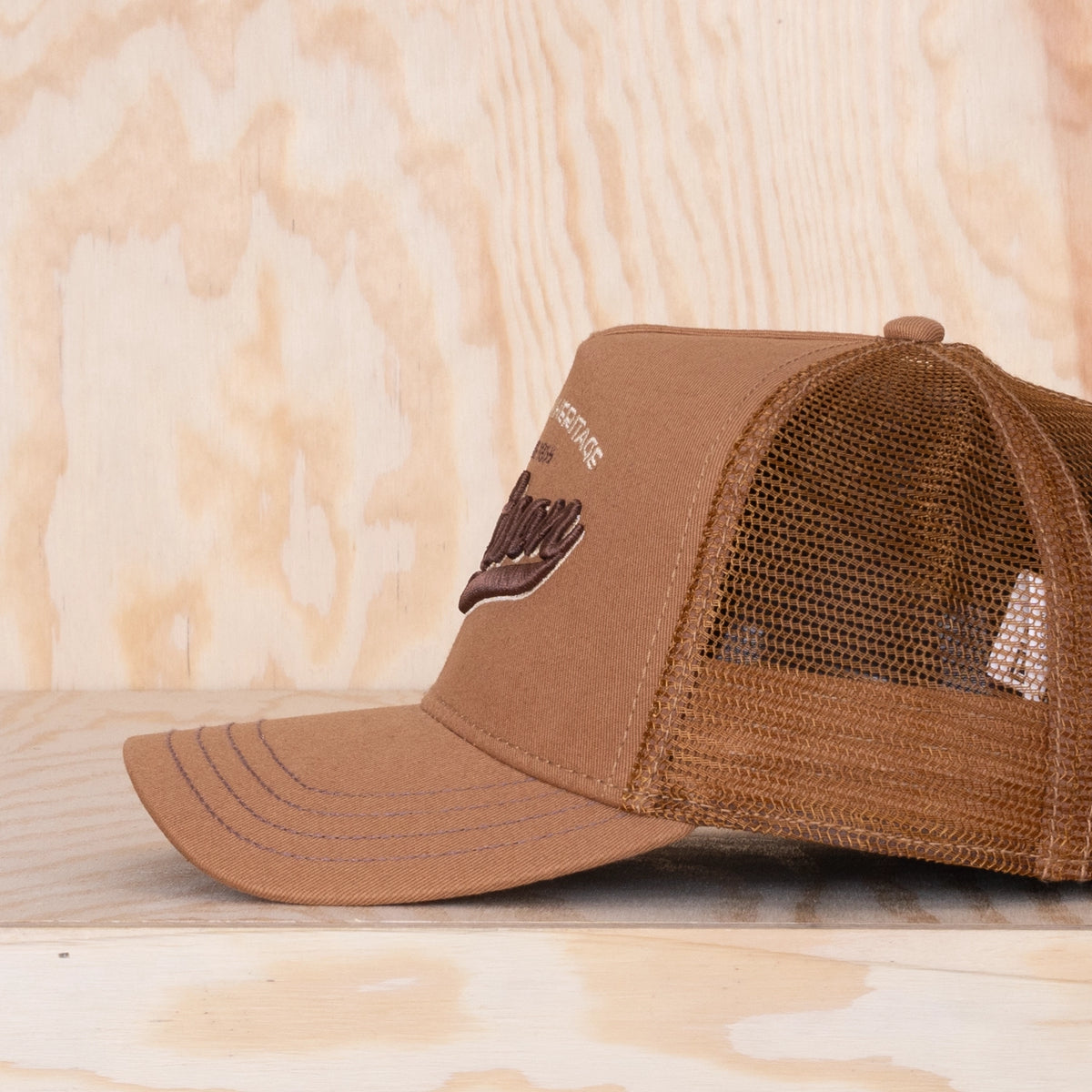 Stetson American Heritage Classic Trucker Cap Brown