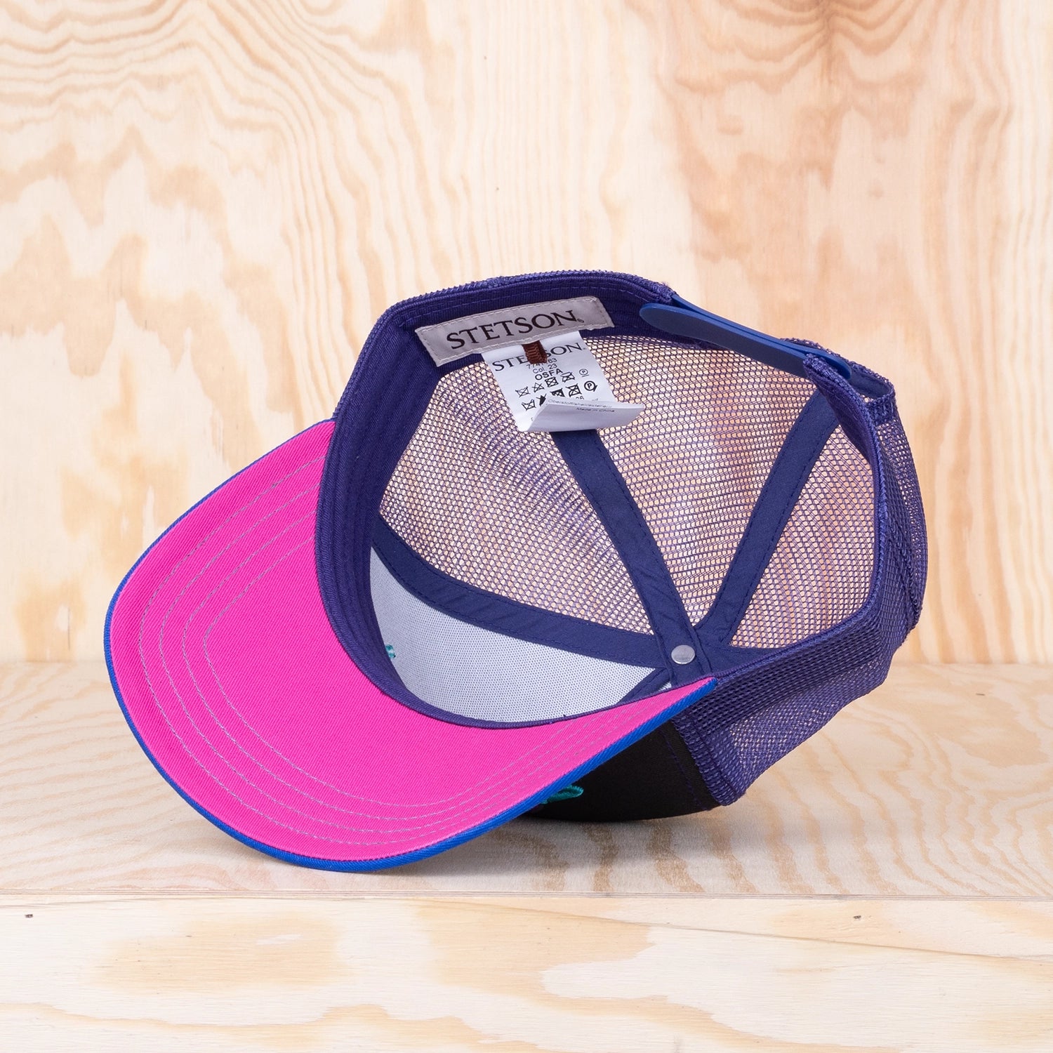 Stetson Rising High Trucker Cap Royal/Anthra