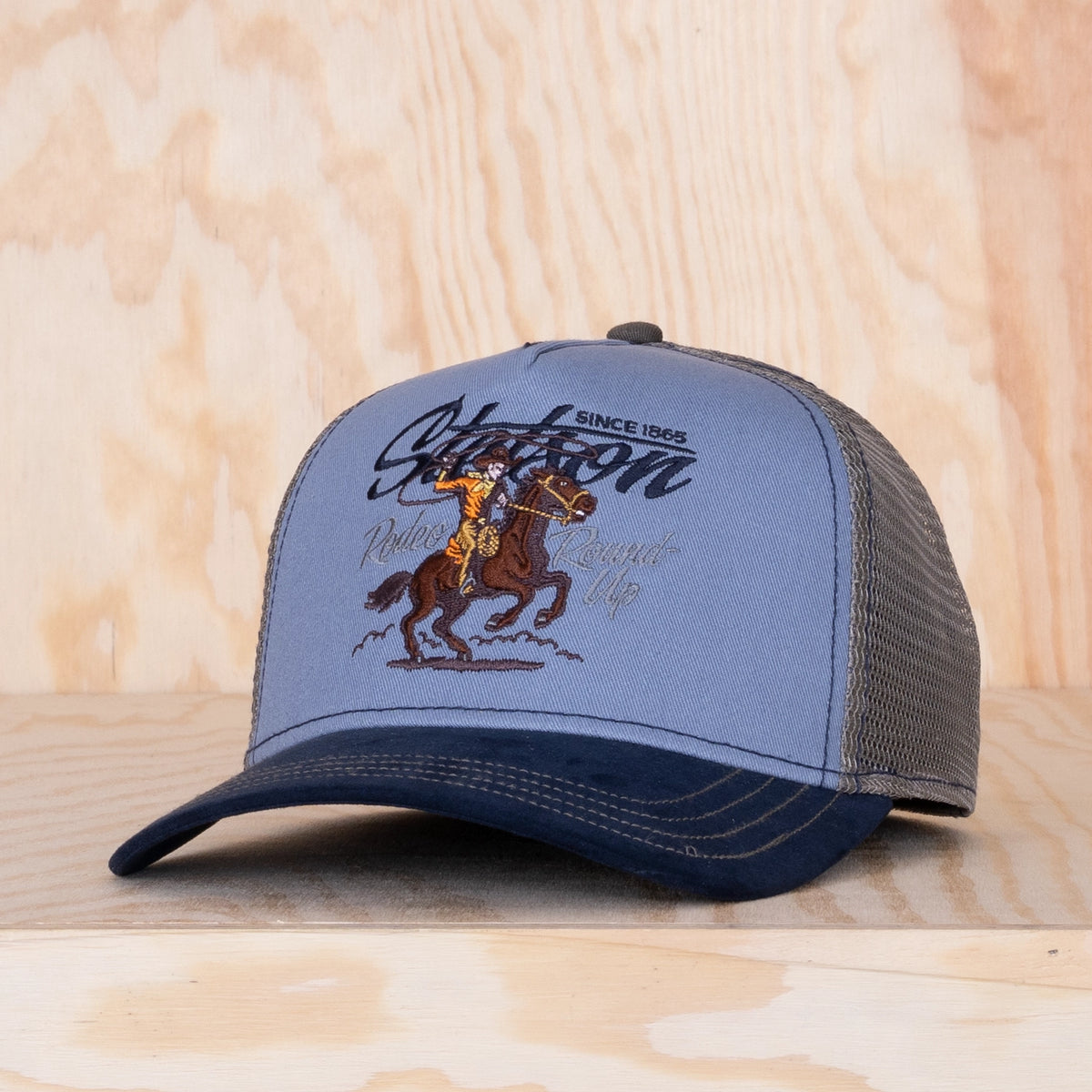 Stetson Rodeo Round Up Trucker Cap Blue/Navy