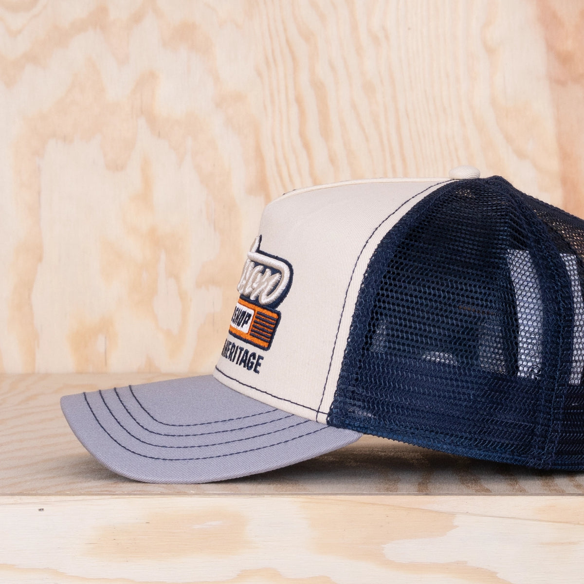 Stetson Speed Shop Trucker Cap Grey/Beige