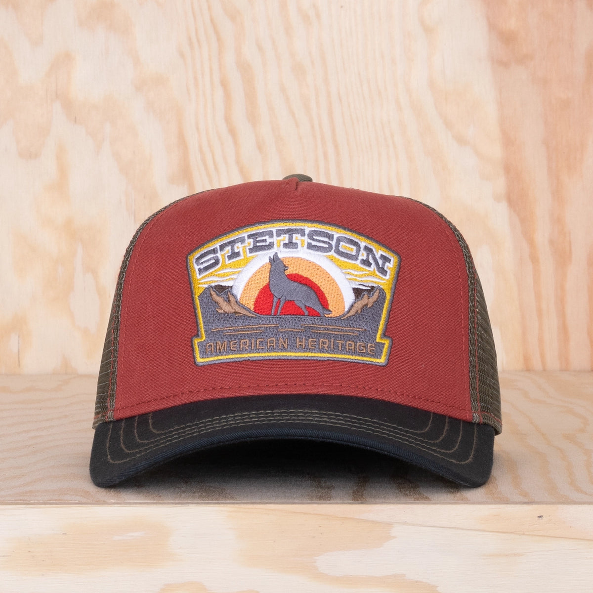 Stetson Wolf Trucker Cap Green