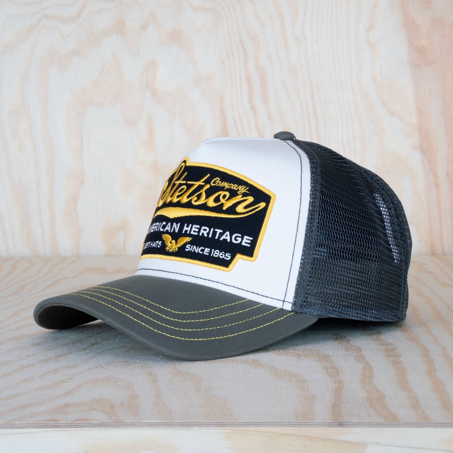 Stetson American Heritage Trucker Cap Olive