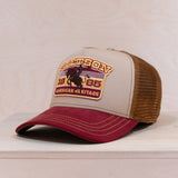 Stetson Rodeo Trucker Cap Wine/Beige
