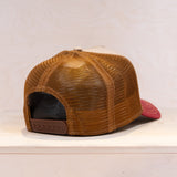Stetson Rodeo Trucker Cap Wine/Beige
