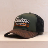 Stetson Speed Shop Trucker Cap Chestnut/Olive