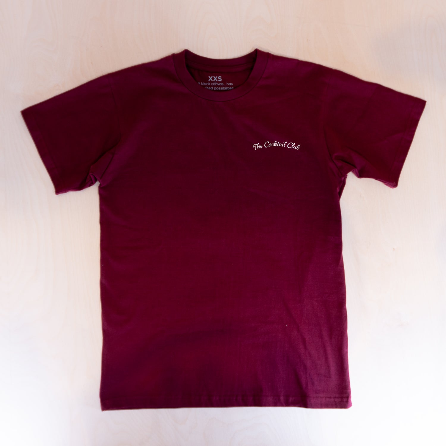 The Cocktail Club Negroni T-shirt Burgundy