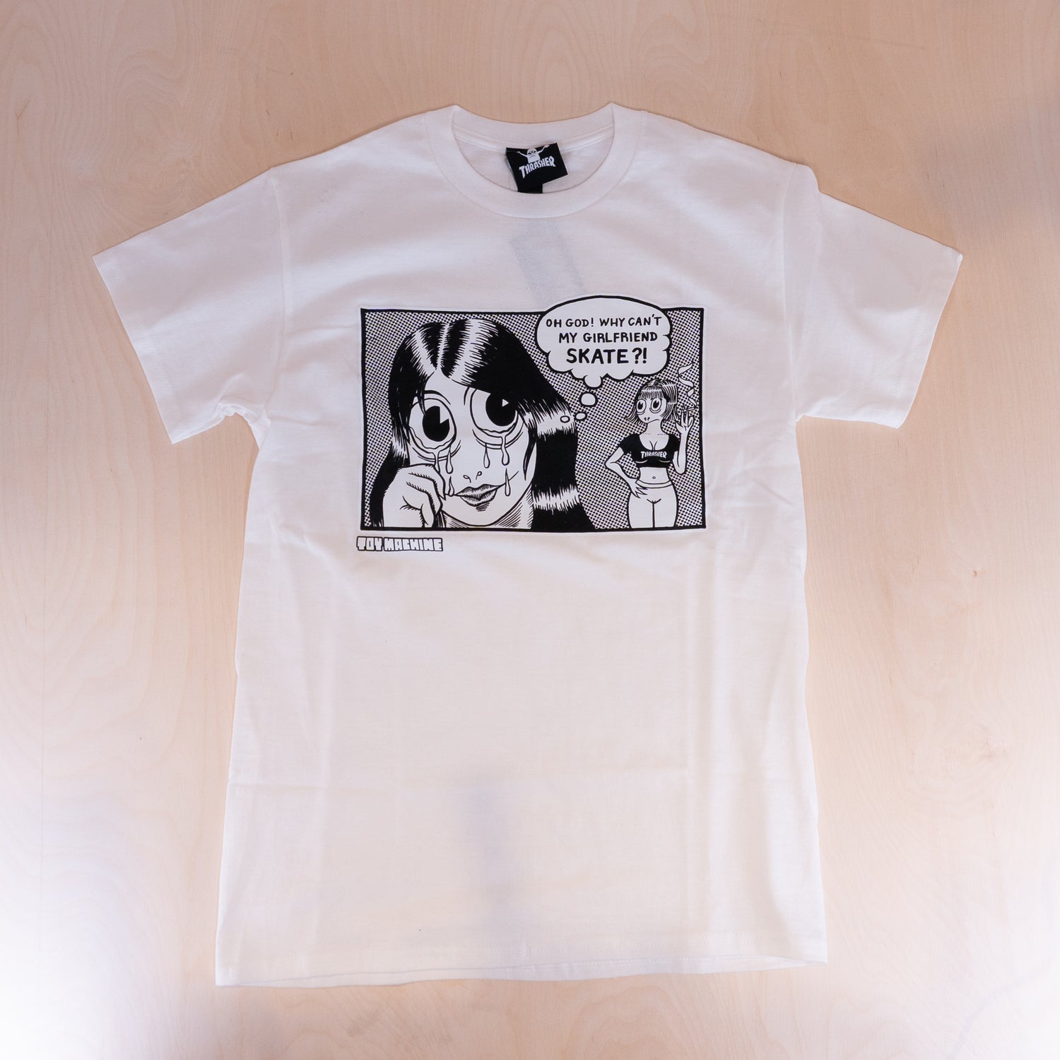 Thrasher X Toymachine Girlfriend Tee White