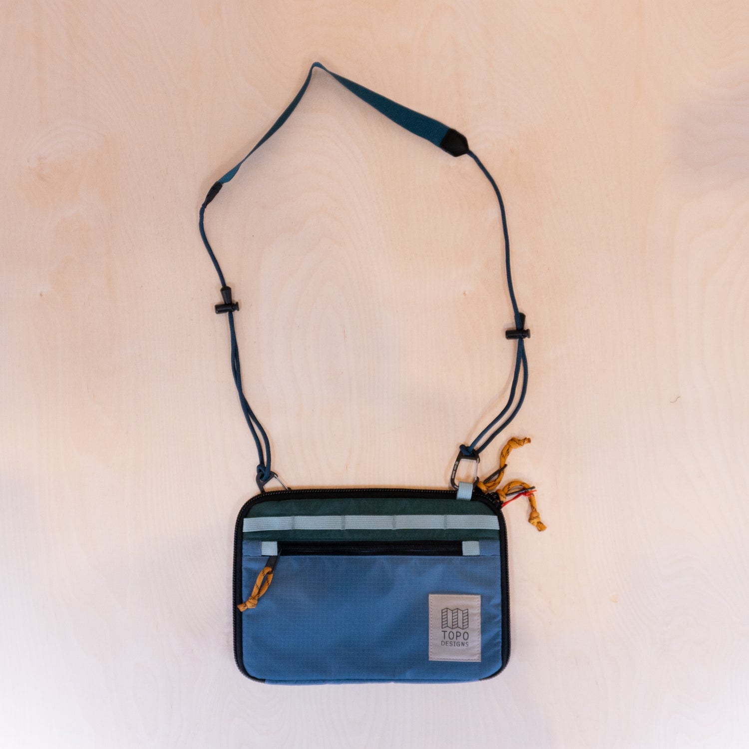 Topo Designs All Adventure Accessory Bag Stone Blue/Forest