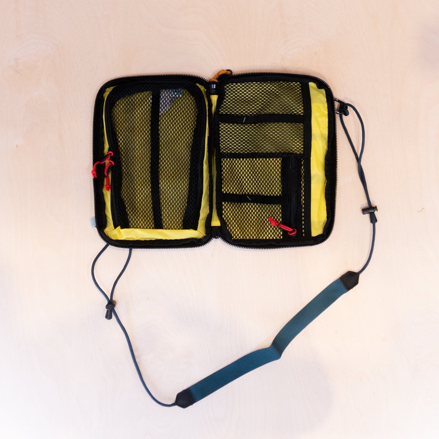 Topo Designs All Adventure Accessory Bag Stone Blue/Forest