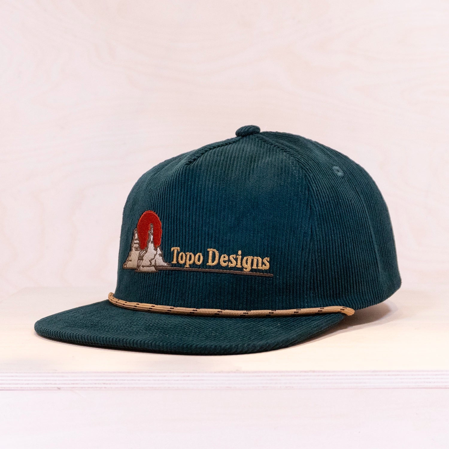 Topo Designs Corduroy Oasis Trucker Cap Forest