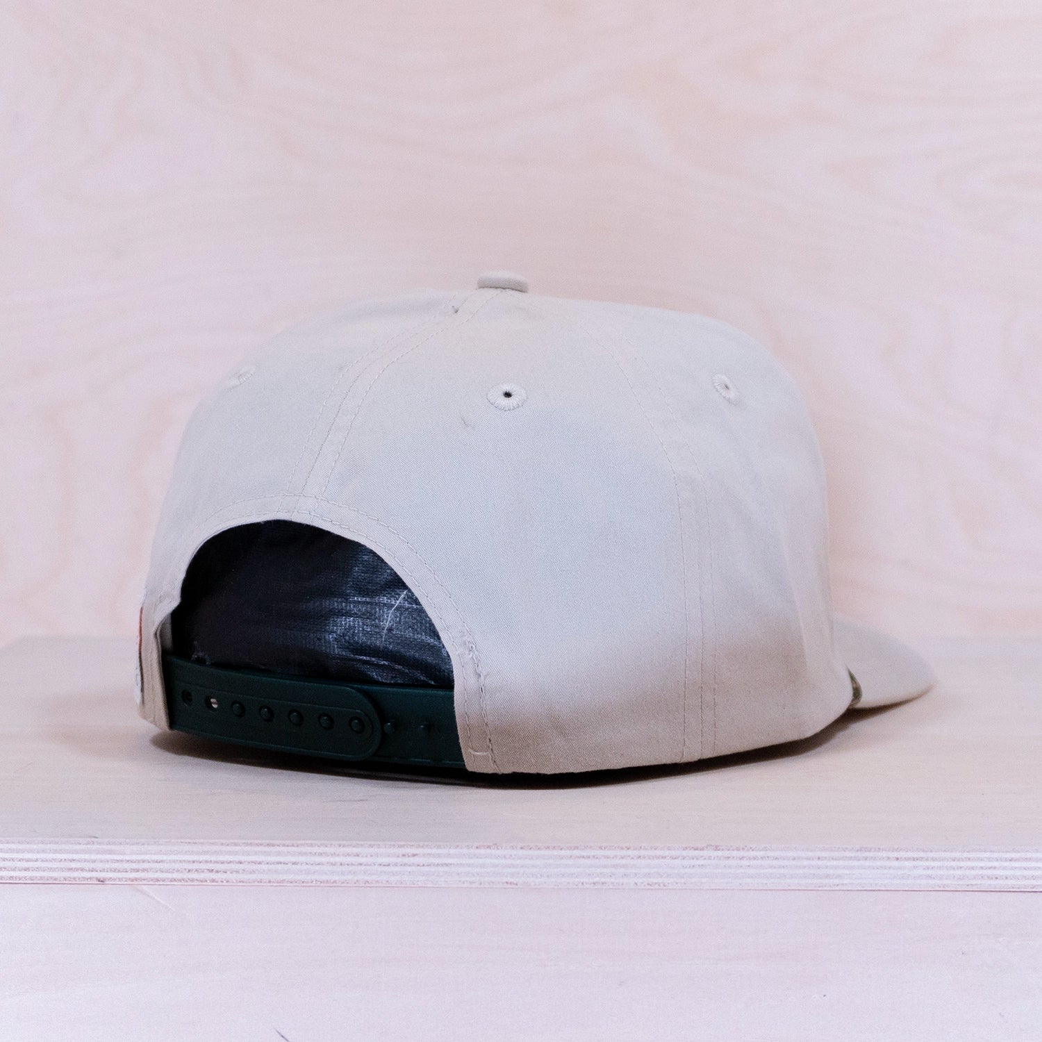 Topo Designs Twill Rope Mountain Scene A-frame Cap Bone White