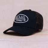 Von Dutch Logo Trucker Black