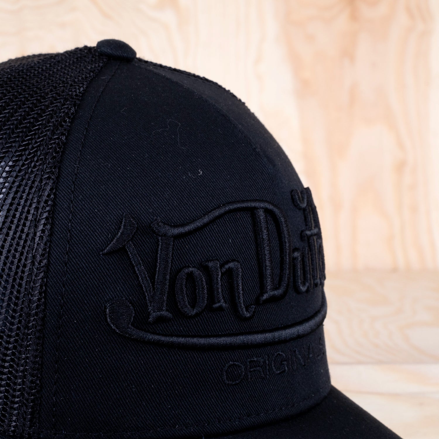 Von Dutch Originals Baseball Trucker Cap Black