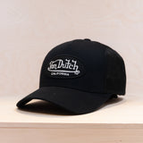 Von Dutch Oval Patch Trucker Black