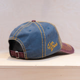 Von Dutch Retro Patch Dad Cap Blue/Green/Burgundy
