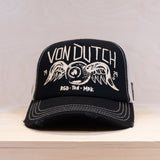 Von Dutch Screen Print Trucker White/Black