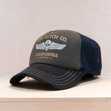 Von Dutch Screen Print Trucker Navy/Dark Green