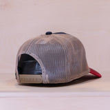 Von Dutch Square Patch Beige/Navy/Red Trucker