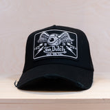 Von Dutch Square Patch Trucker Black