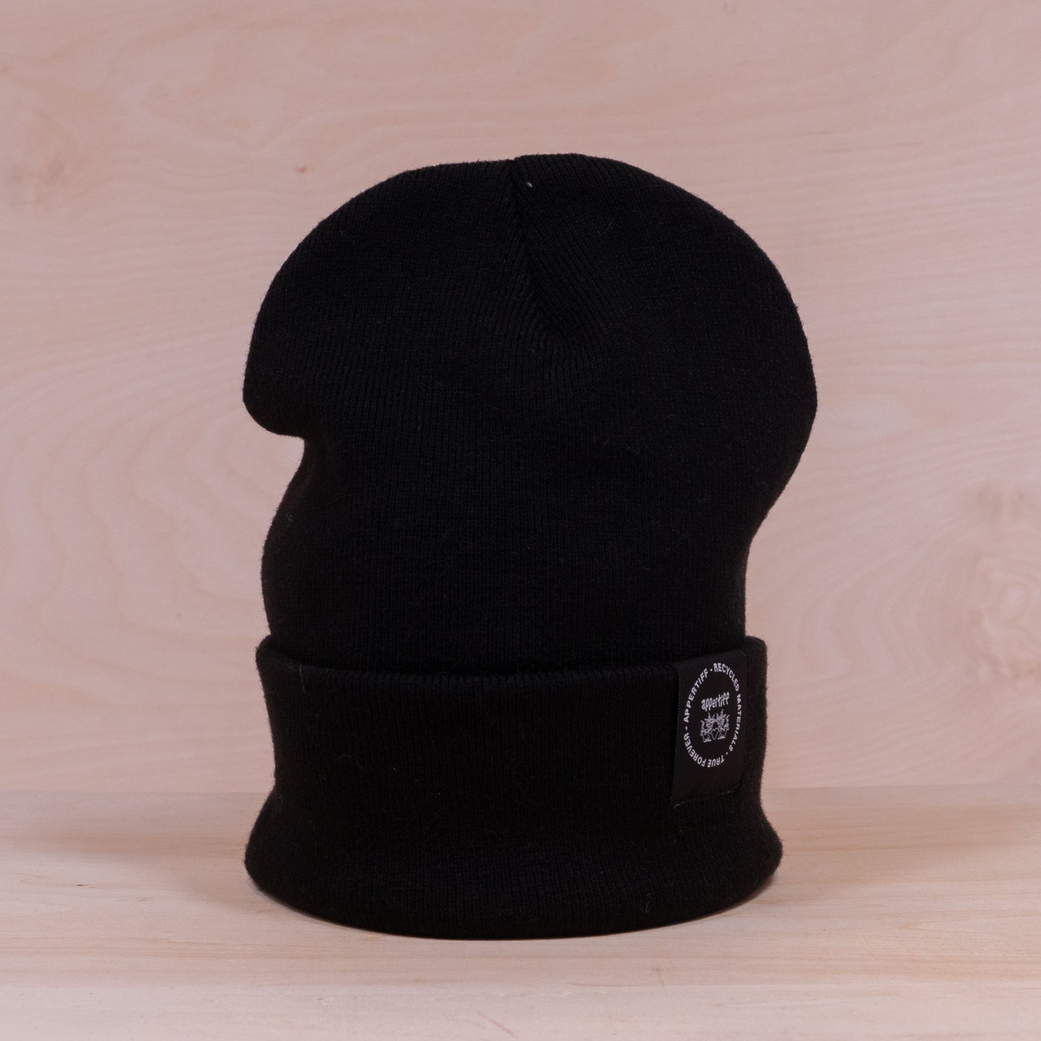 Appertiff Recycled Hightop Beanie Black