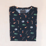 Black Collection Vandraren T-shirt Black AOP