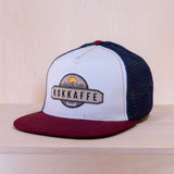 Lemmel Kokkaffekepsen Trucker White/Red/Blue