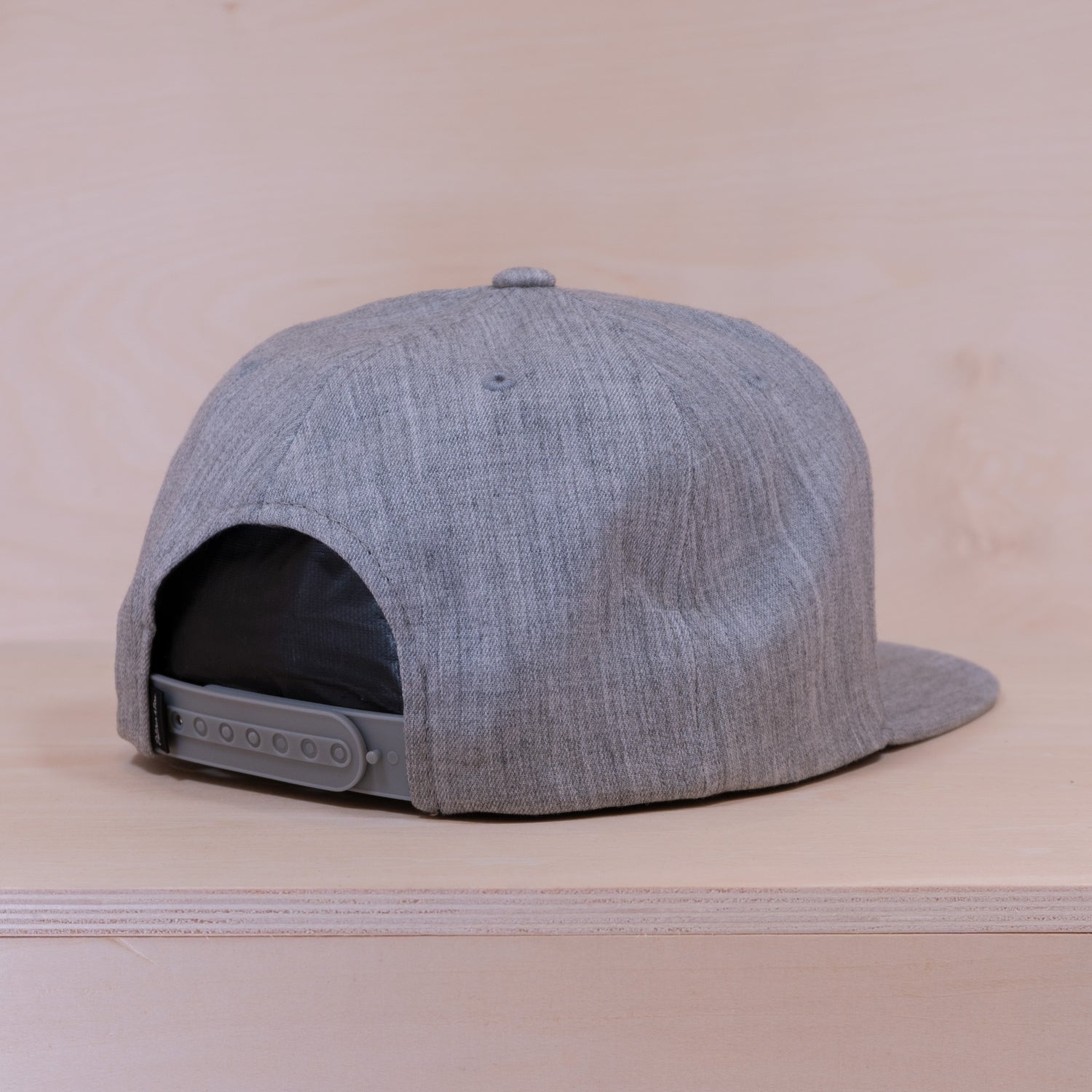 P&P Blank Snapback Cap Heather Grey